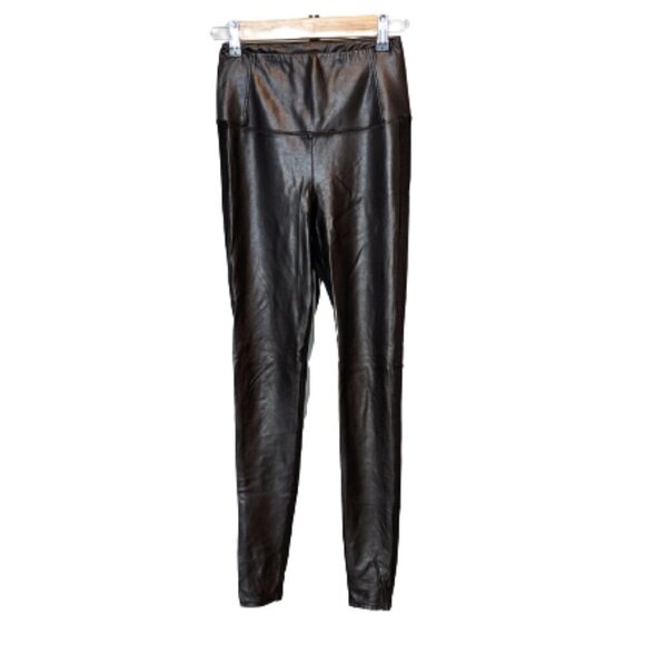 Wilfred Free Faux Leather Front Panel Pull On Leggings - Picture 1 of 8